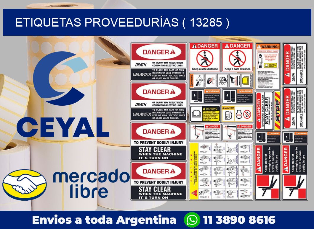 ETIQUETAS PROVEEDURÍAS ( 13285 )