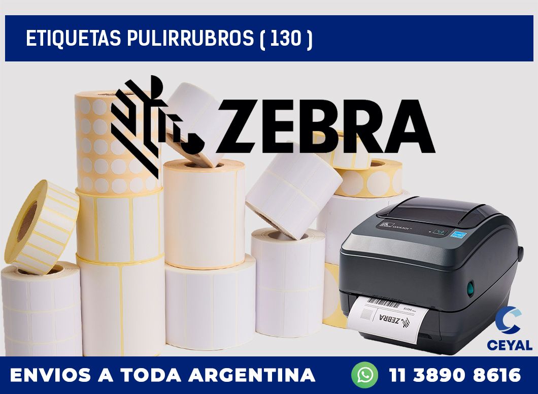 ETIQUETAS PULIRRUBROS ( 130 )