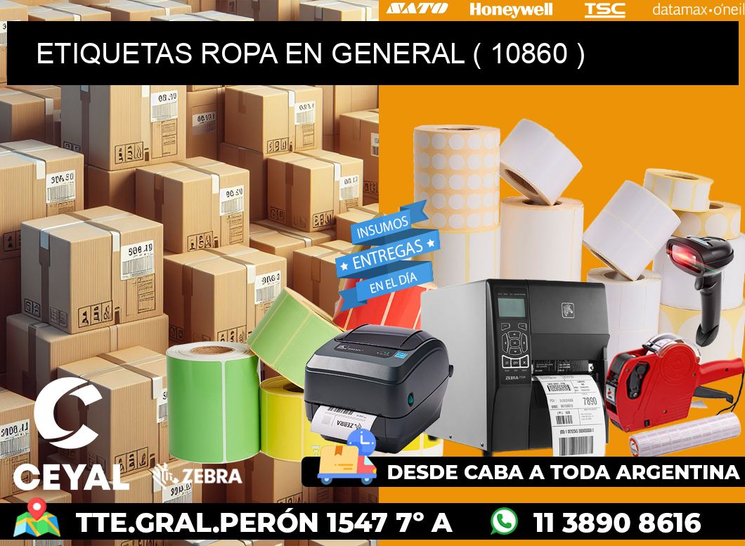 ETIQUETAS ROPA EN GENERAL ( 10860 )