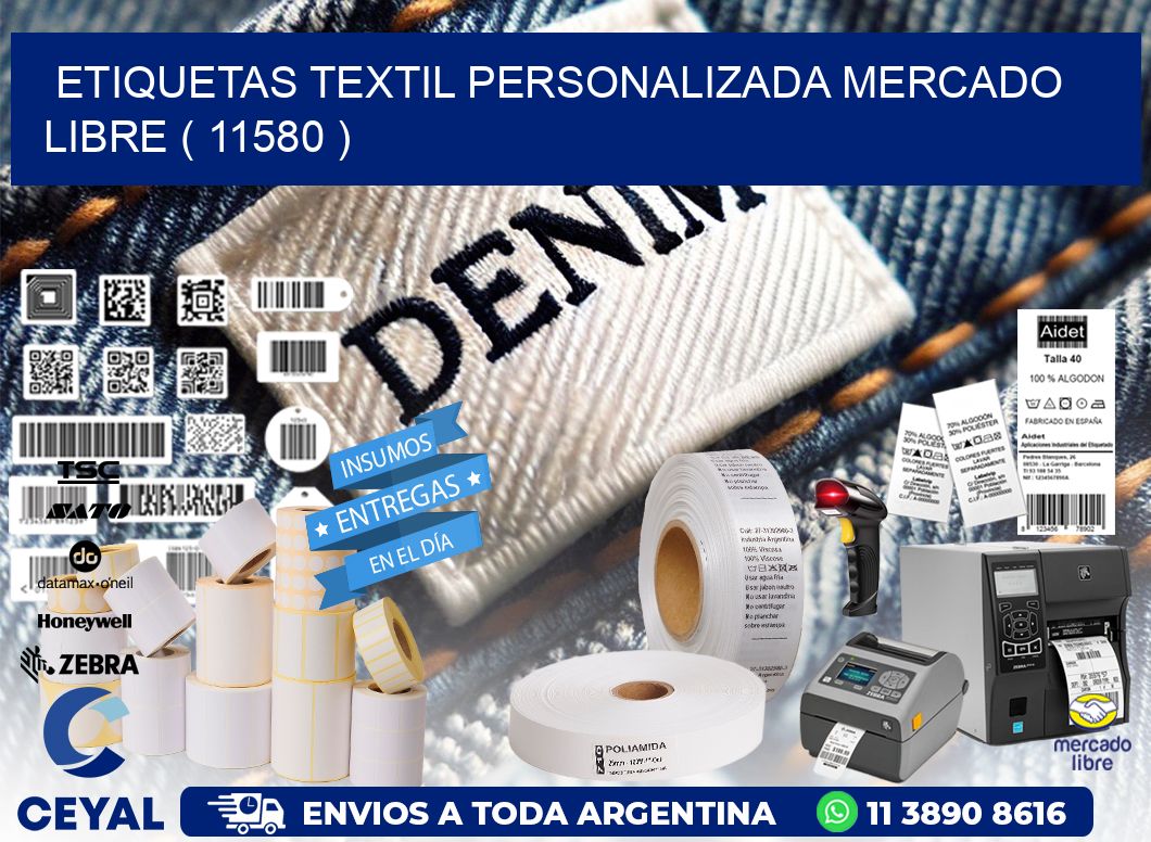 ETIQUETAS TEXTIL PERSONALIZADA MERCADO LIBRE ( 11580 )
