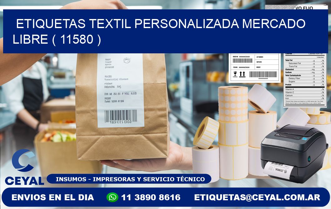 ETIQUETAS TEXTIL PERSONALIZADA MERCADO LIBRE ( 11580 )
