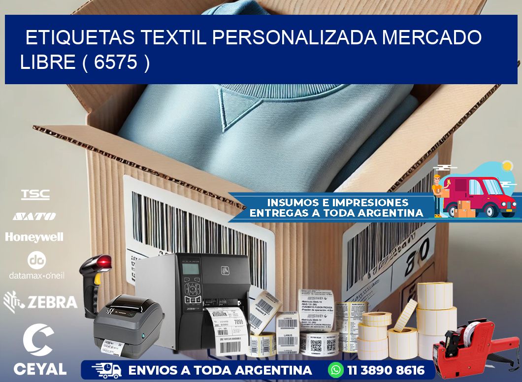 ETIQUETAS TEXTIL PERSONALIZADA MERCADO LIBRE ( 6575 )