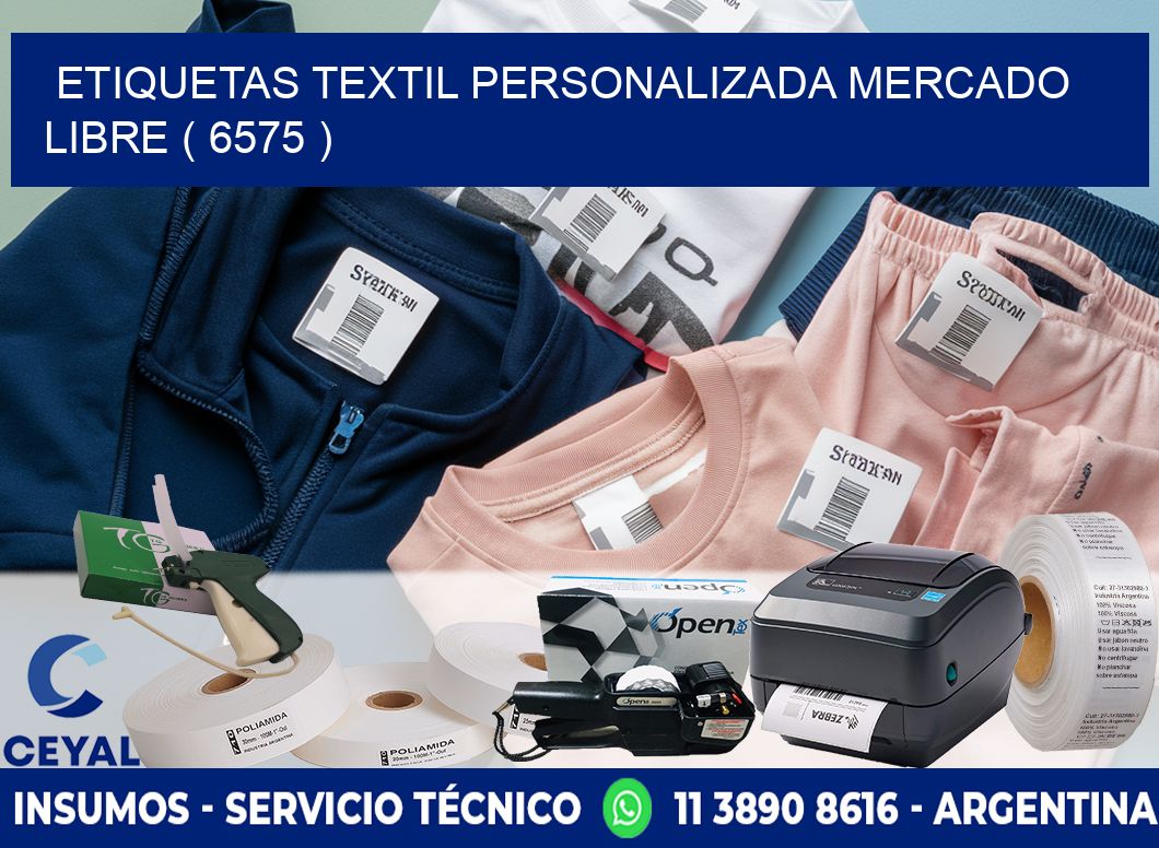 ETIQUETAS TEXTIL PERSONALIZADA MERCADO LIBRE ( 6575 )