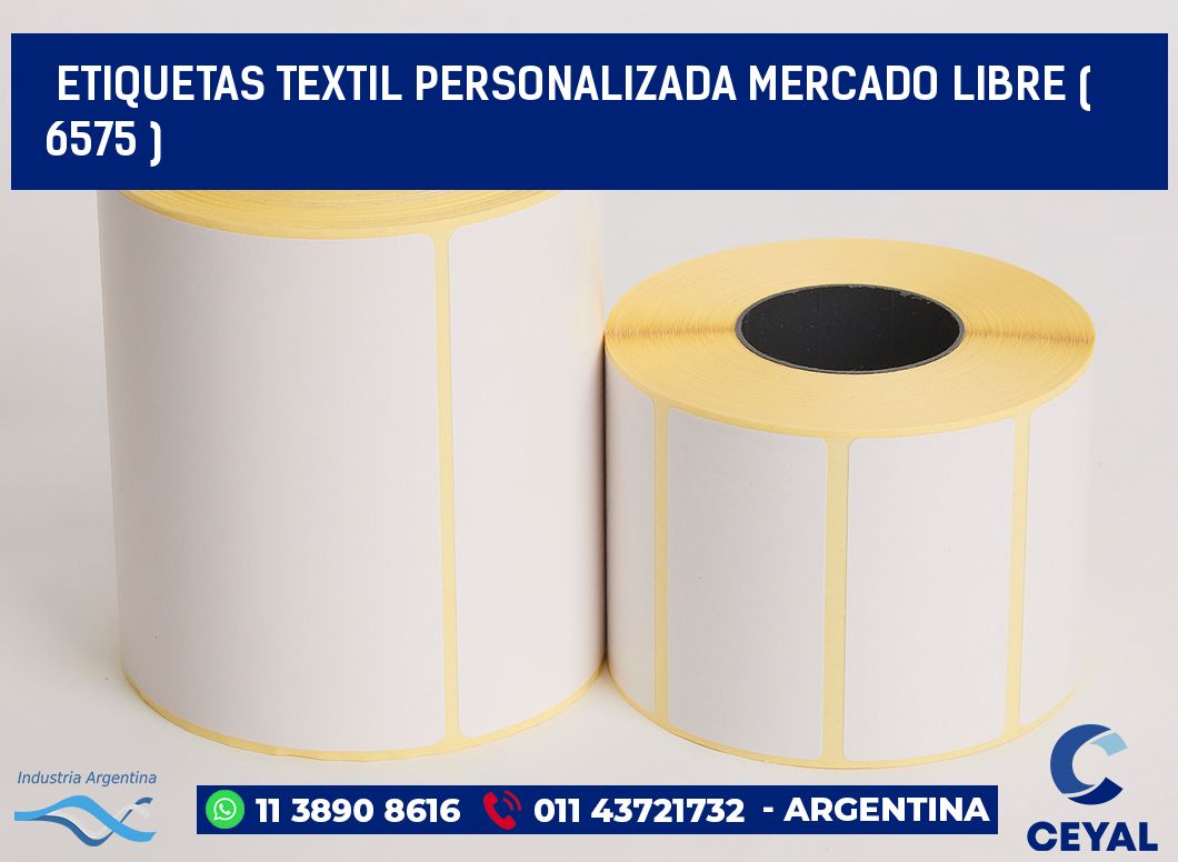 ETIQUETAS TEXTIL PERSONALIZADA MERCADO LIBRE ( 6575 )