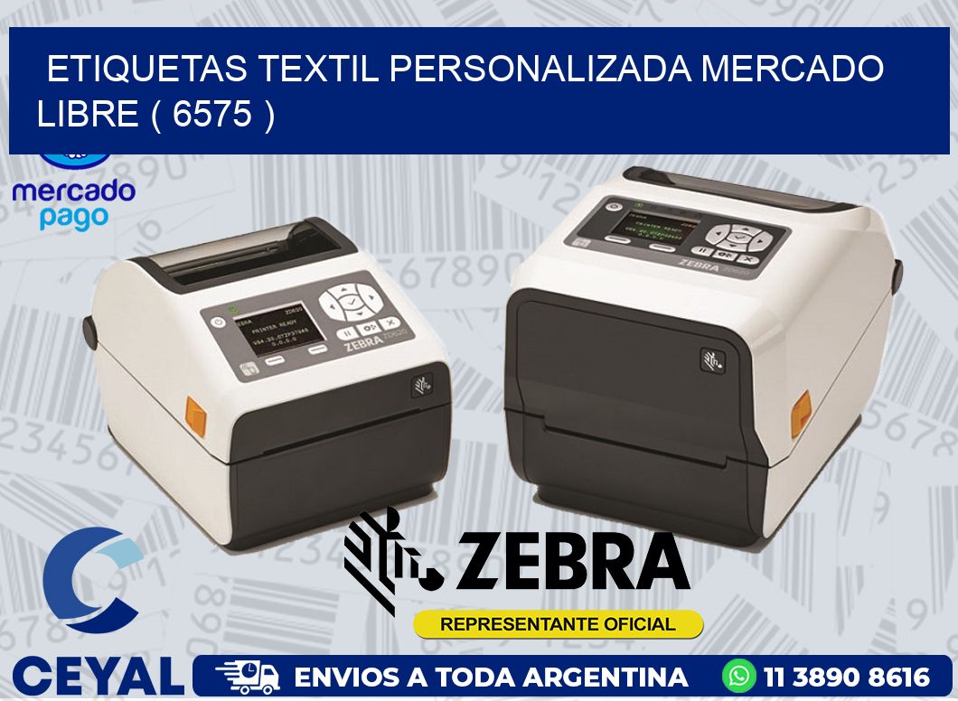 ETIQUETAS TEXTIL PERSONALIZADA MERCADO LIBRE ( 6575 )