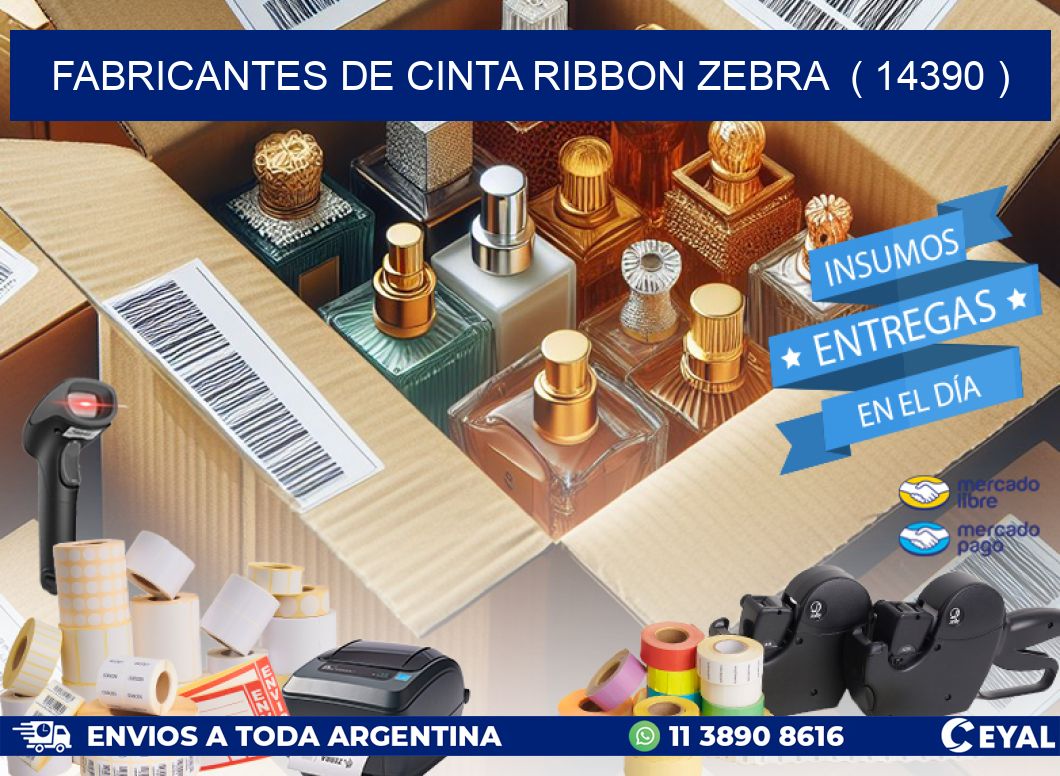 FABRICANTES DE CINTA RIBBON ZEBRA  ( 14390 )