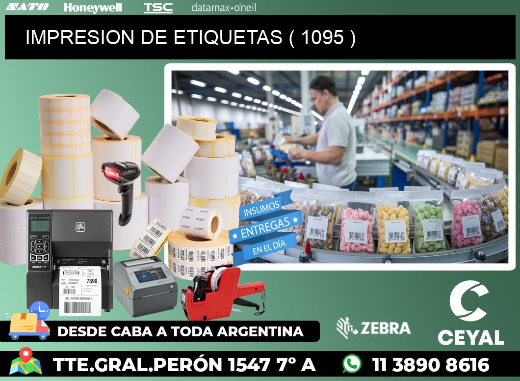 IMPRESION DE ETIQUETAS ( 1095 )