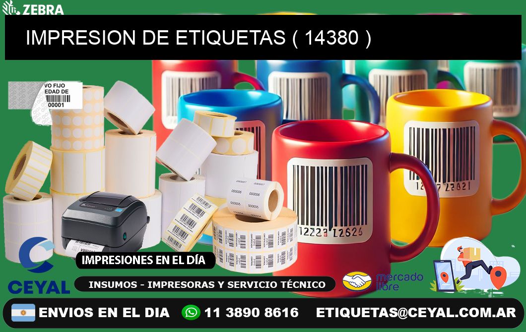 IMPRESION DE ETIQUETAS ( 14380 )