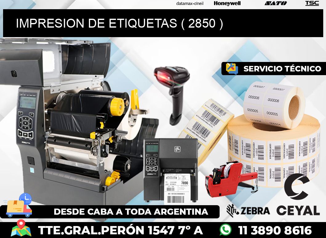IMPRESION DE ETIQUETAS ( 2850 )