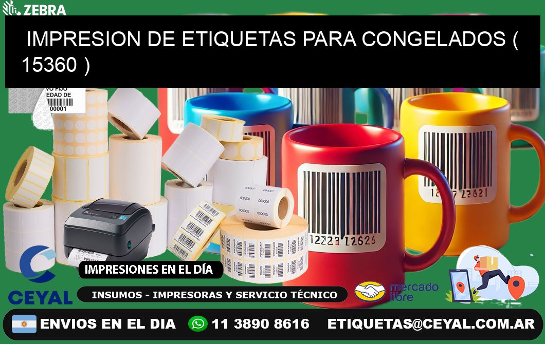 IMPRESION DE ETIQUETAS PARA CONGELADOS ( 15360 )