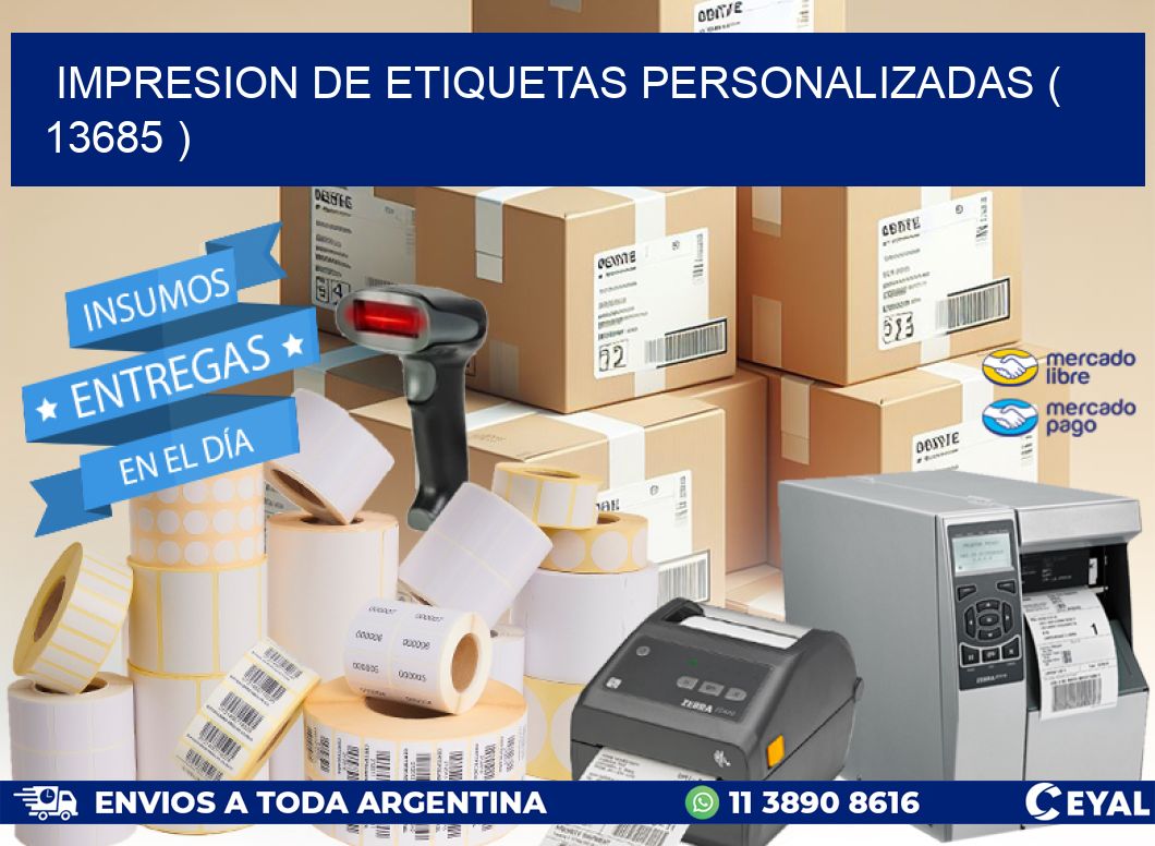 IMPRESION DE ETIQUETAS PERSONALIZADAS ( 13685 )