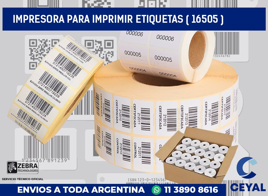 IMPRESORA PARA IMPRIMIR ETIQUETAS ( 16505 )