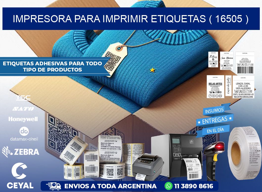 IMPRESORA PARA IMPRIMIR ETIQUETAS ( 16505 )