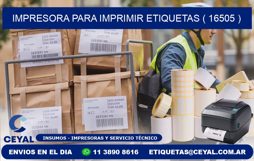 IMPRESORA PARA IMPRIMIR ETIQUETAS ( 16505 )