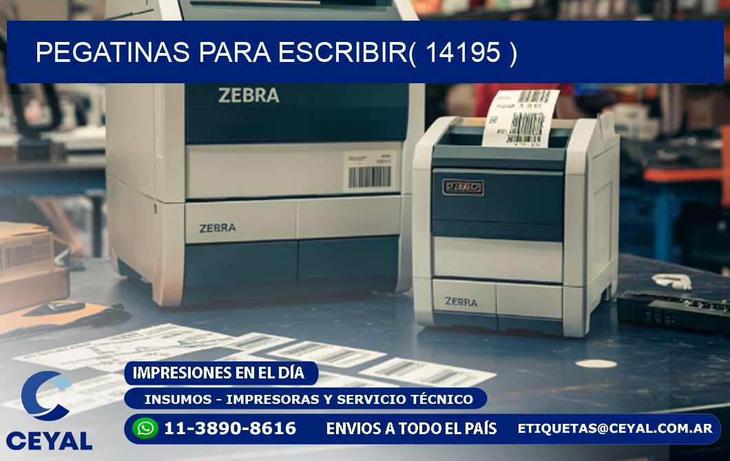 PEGATINAS PARA ESCRIBIR( 14195 )
