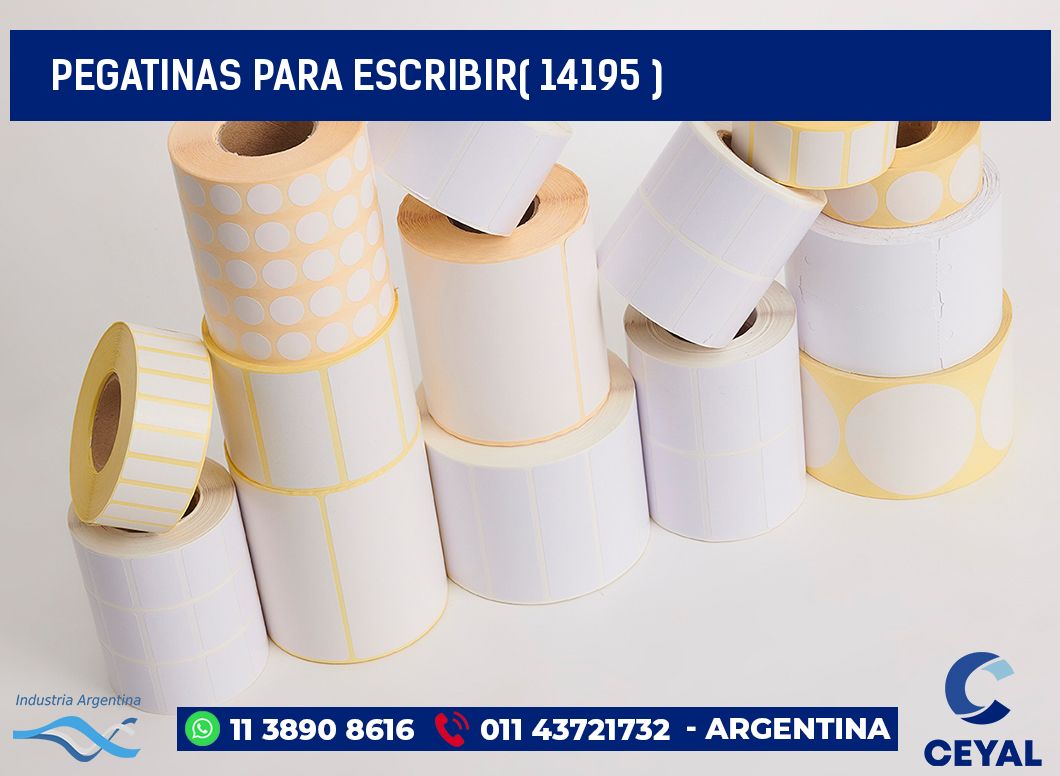 PEGATINAS PARA ESCRIBIR( 14195 )