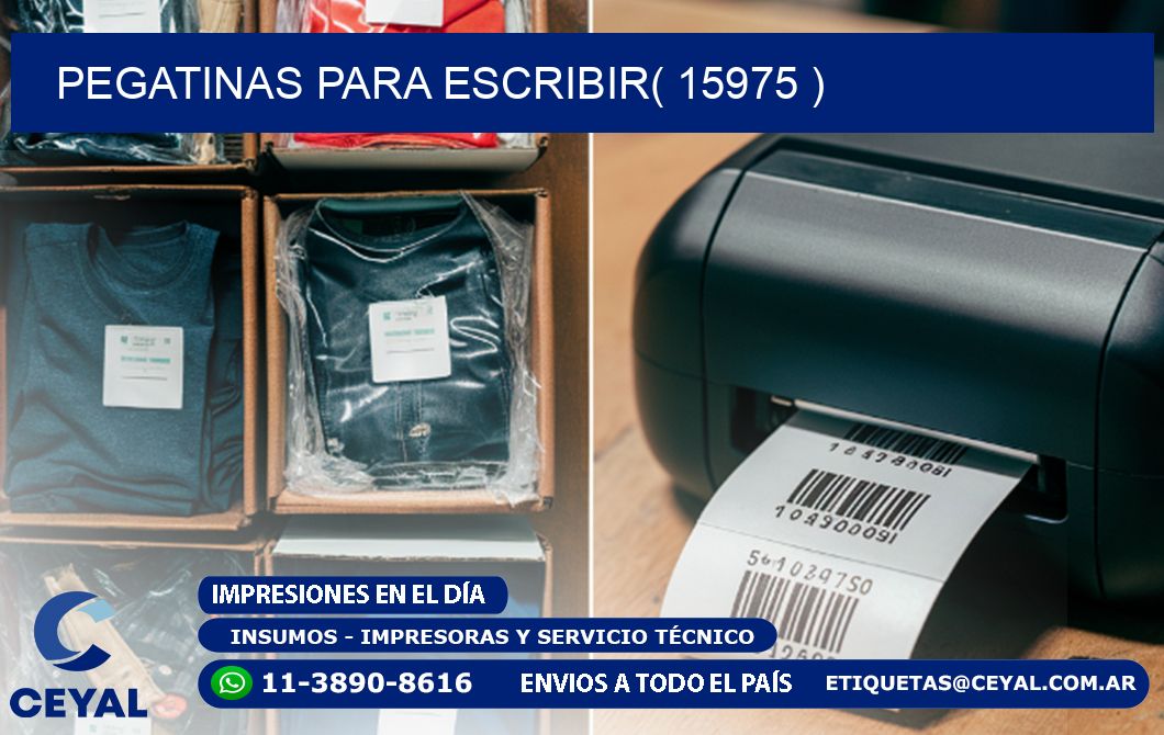 PEGATINAS PARA ESCRIBIR( 15975 )