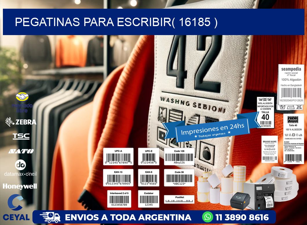 PEGATINAS PARA ESCRIBIR( 16185 )