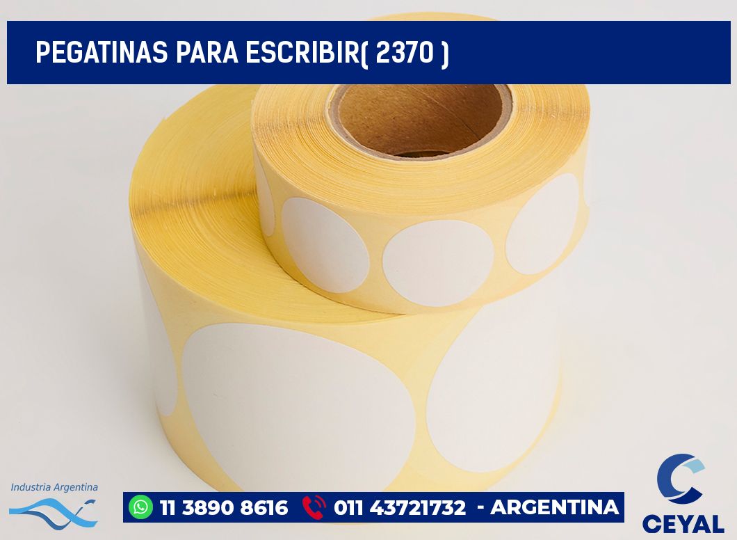 PEGATINAS PARA ESCRIBIR( 2370 )
