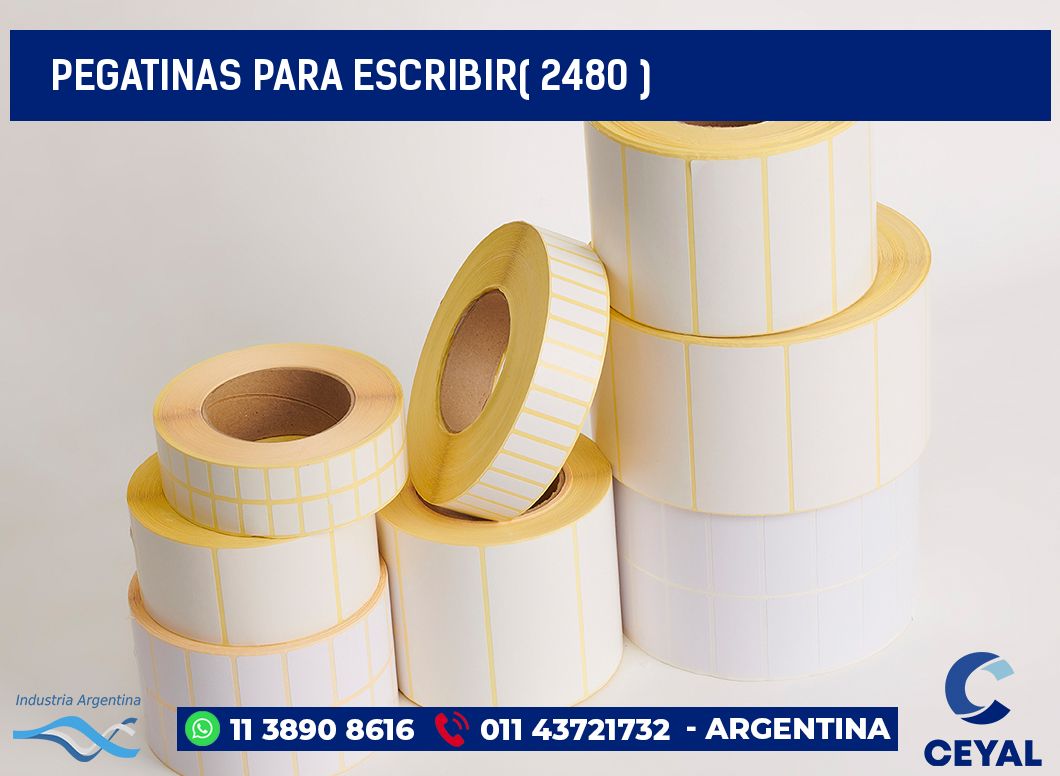 PEGATINAS PARA ESCRIBIR( 2480 )