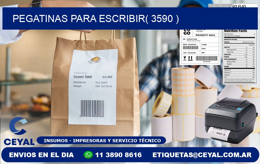 PEGATINAS PARA ESCRIBIR( 3590 )