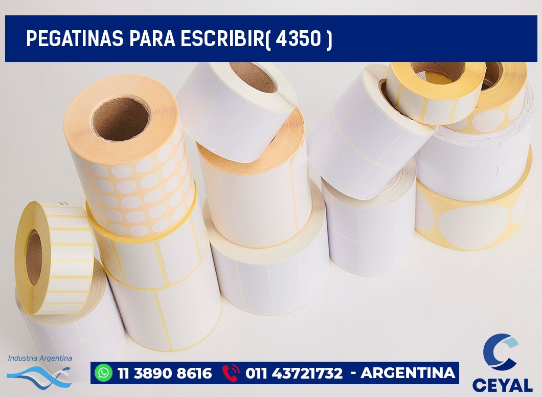 PEGATINAS PARA ESCRIBIR( 4350 )
