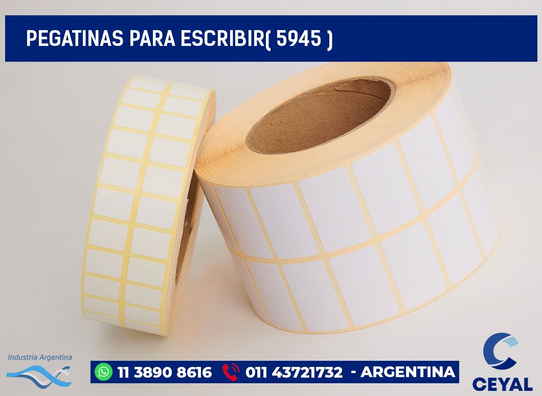 PEGATINAS PARA ESCRIBIR( 5945 )