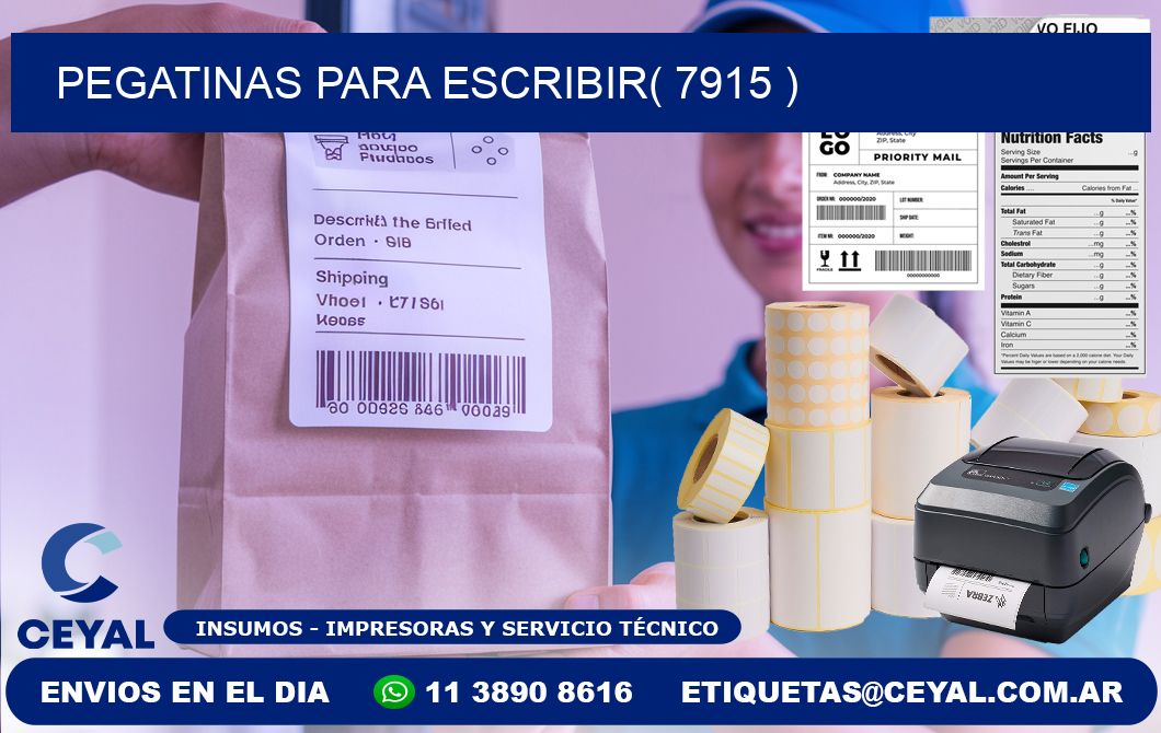 PEGATINAS PARA ESCRIBIR( 7915 )