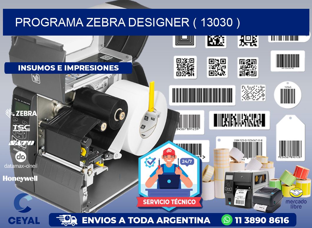 PROGRAMA ZEBRA DESIGNER ( 13030 )