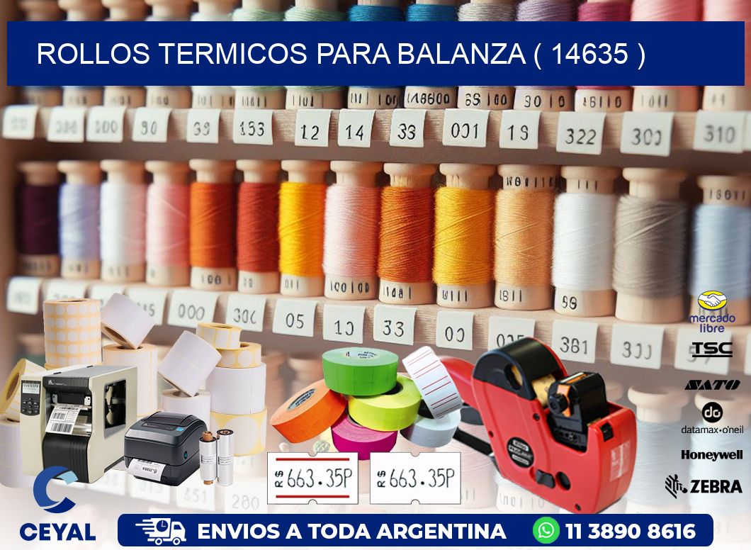 ROLLOS TERMICOS PARA BALANZA ( 14635 )