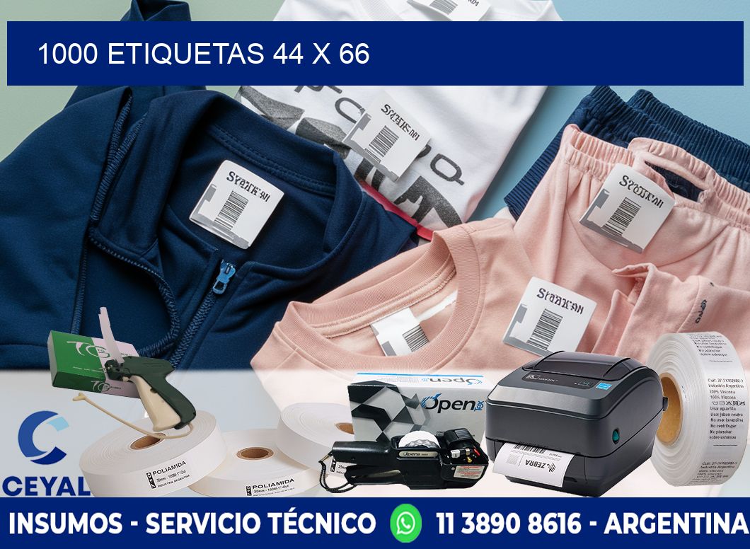 1000 ETIQUETAS 44 x 66