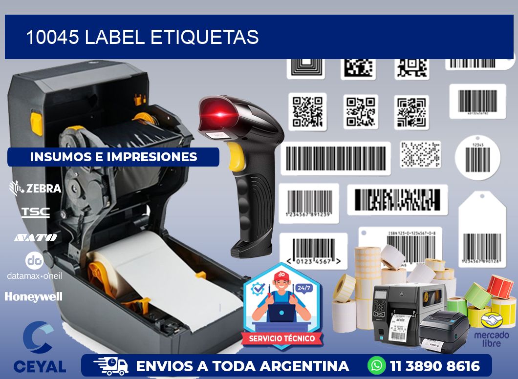 10045 LABEL ETIQUETAS