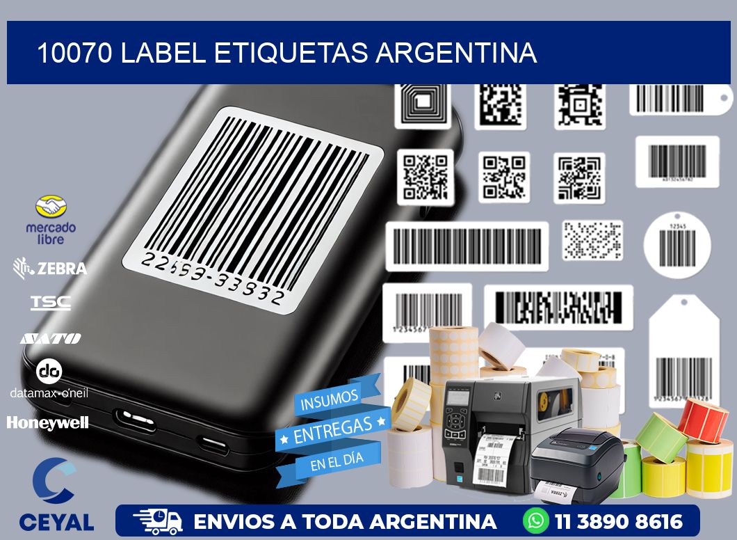 10070 LABEL ETIQUETAS ARGENTINA