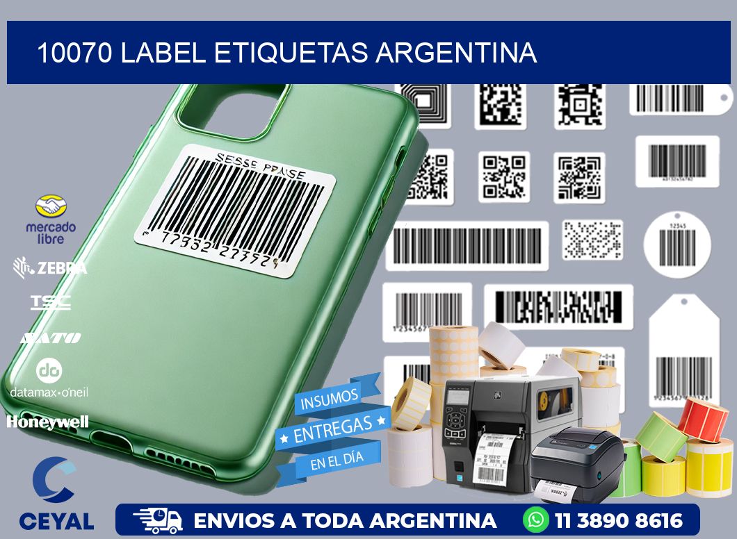 10070 LABEL ETIQUETAS ARGENTINA