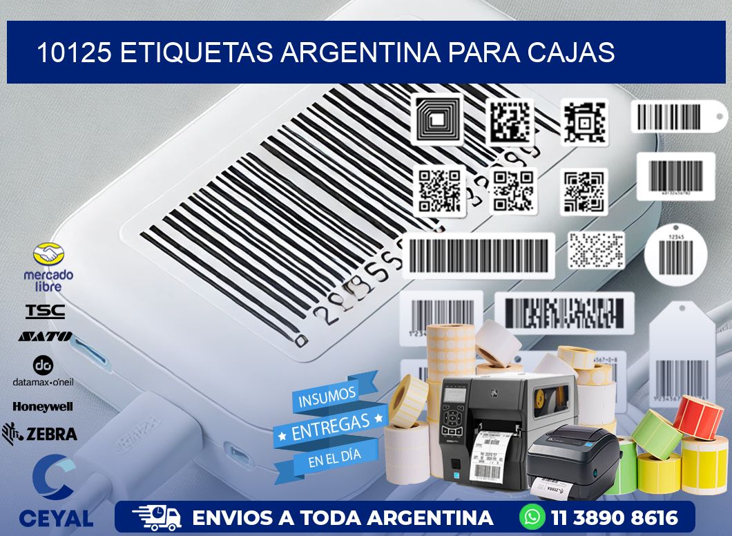 10125 ETIQUETAS ARGENTINA PARA CAJAS