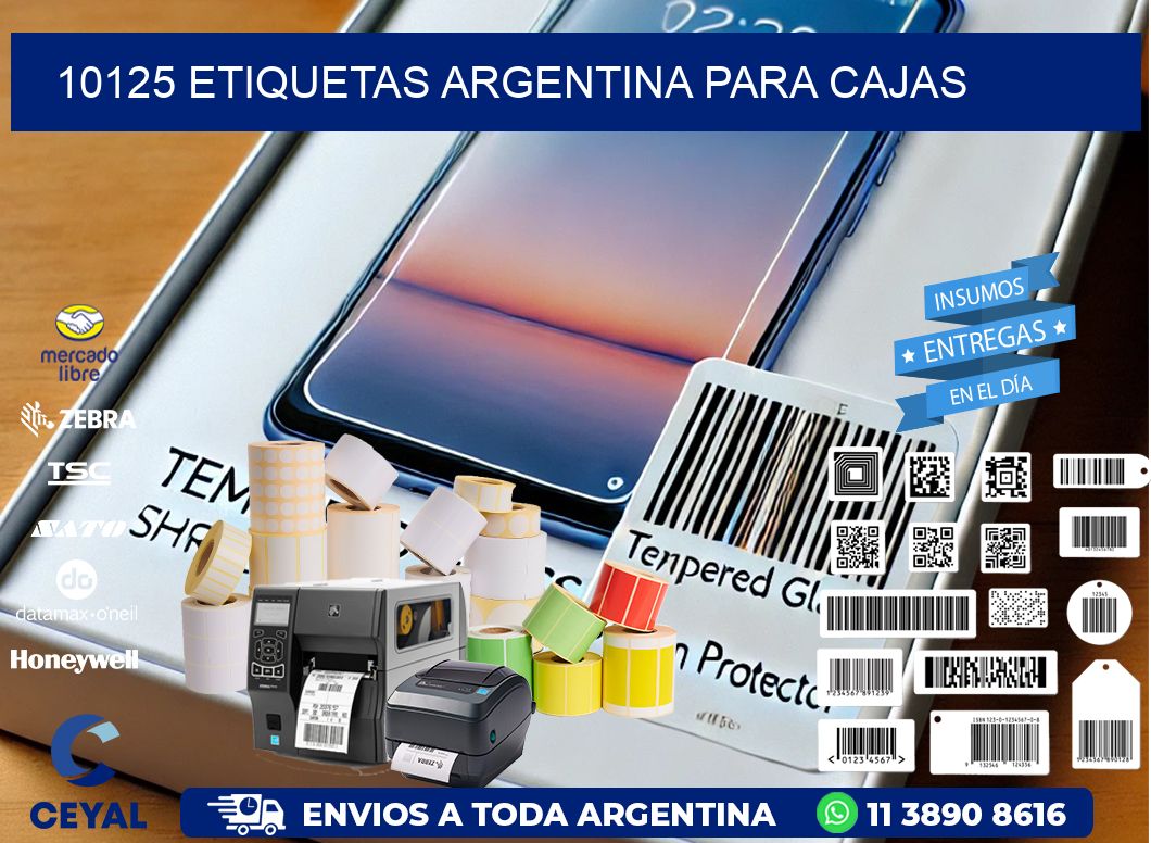 10125 ETIQUETAS ARGENTINA PARA CAJAS