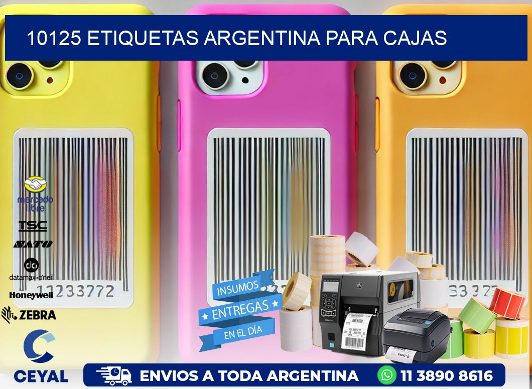 10125 ETIQUETAS ARGENTINA PARA CAJAS