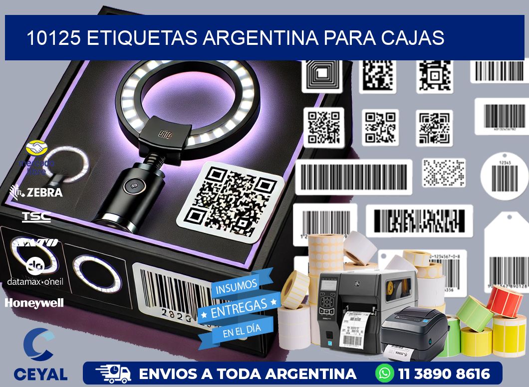 10125 ETIQUETAS ARGENTINA PARA CAJAS