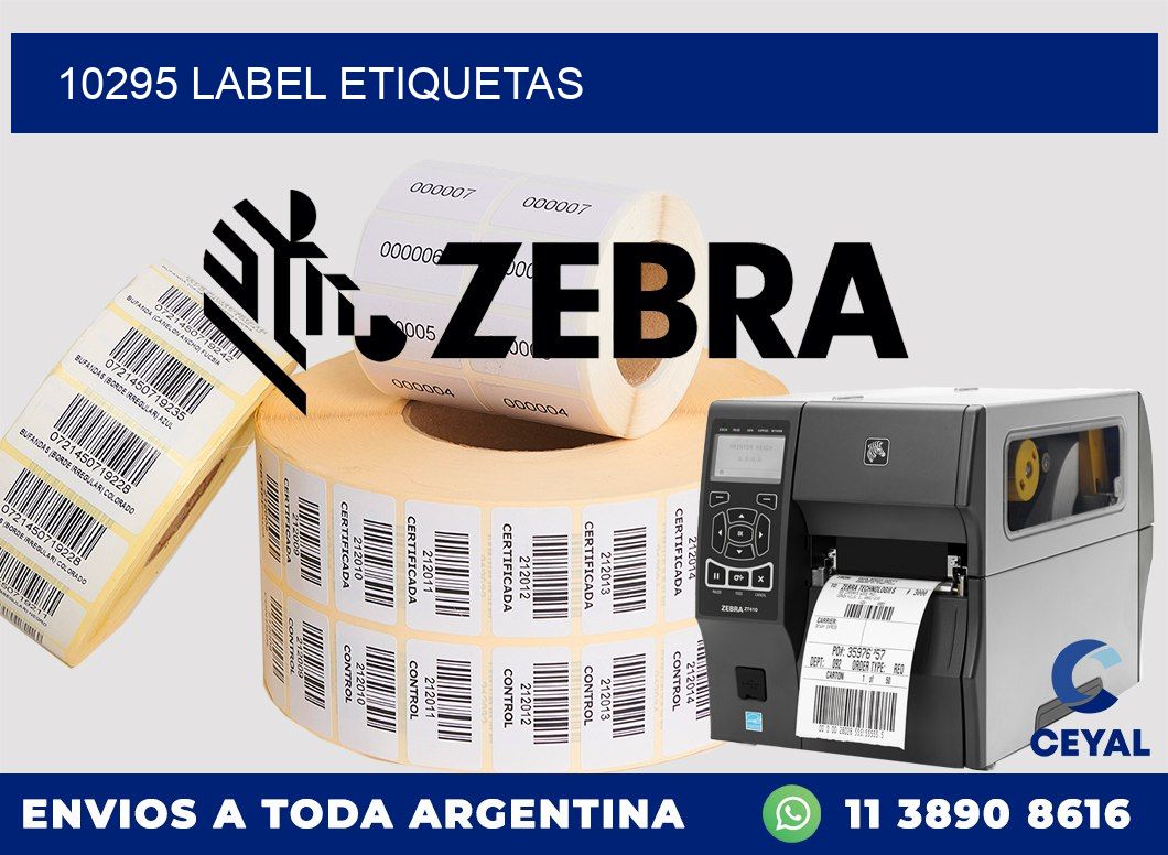 10295 LABEL ETIQUETAS