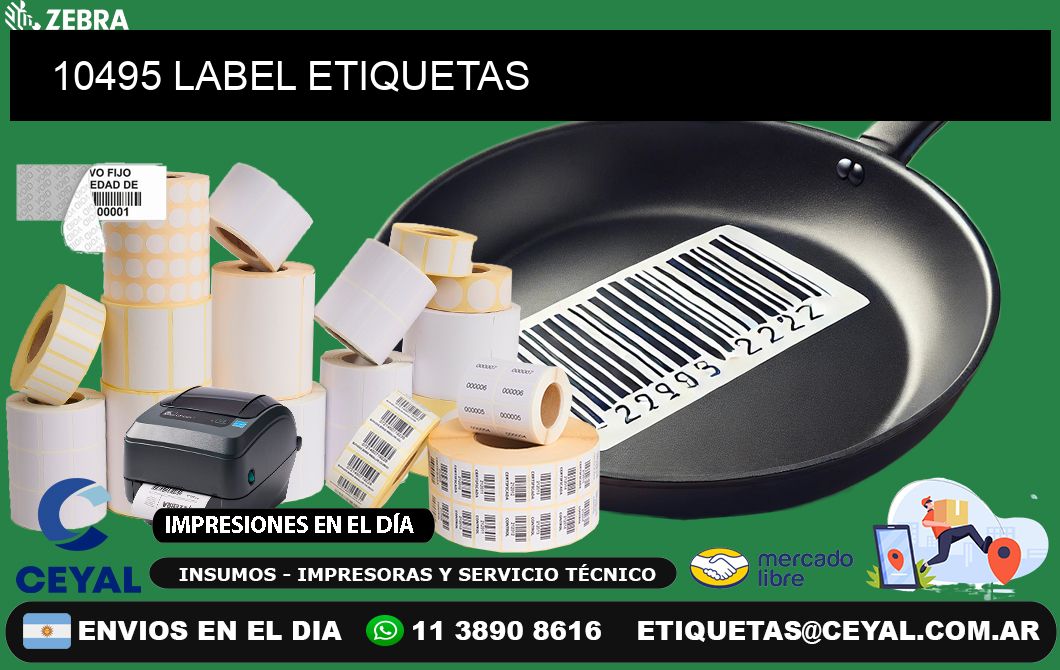 10495 LABEL ETIQUETAS