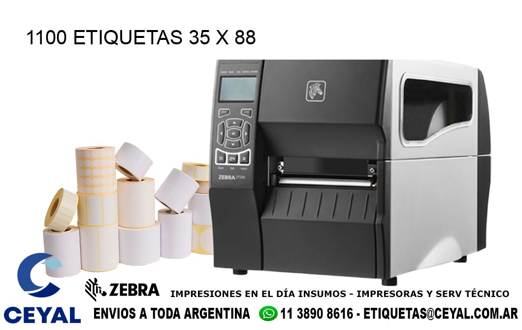 1100 ETIQUETAS 35 x 88