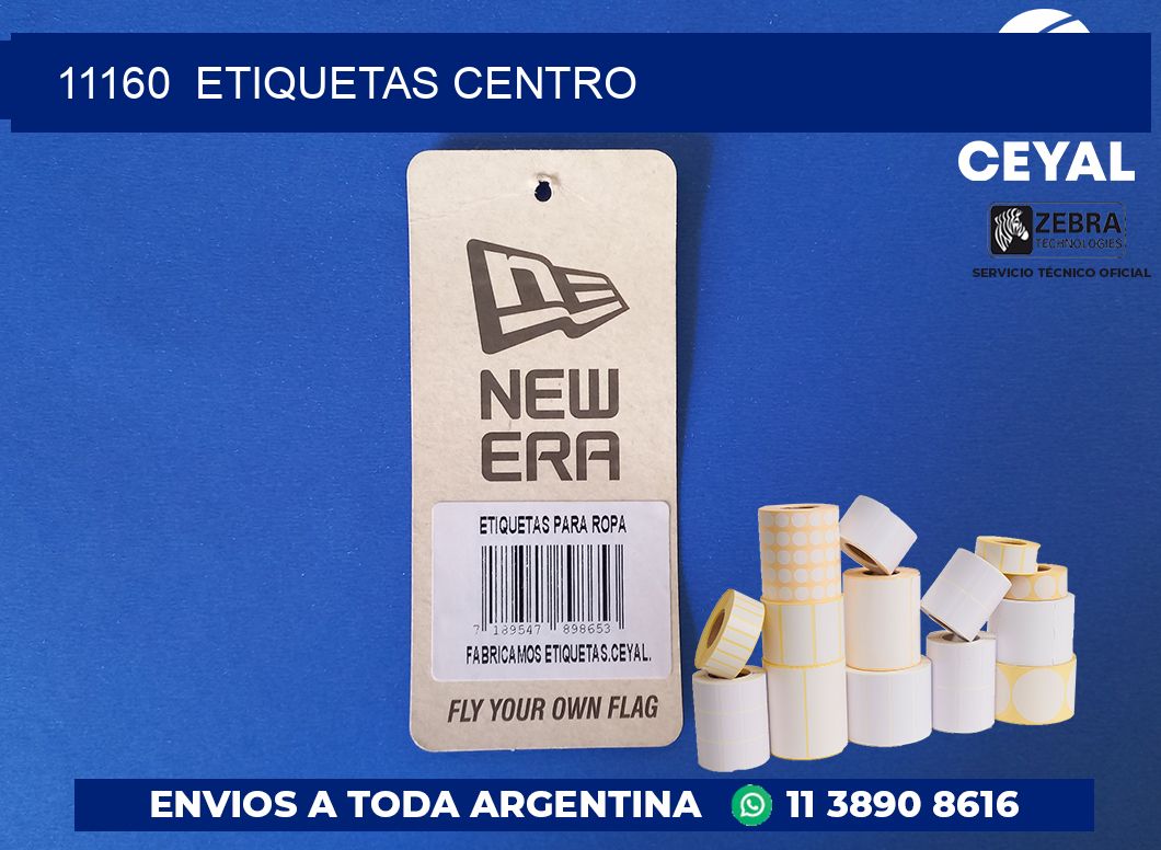 11160  ETIQUETAS CENTRO