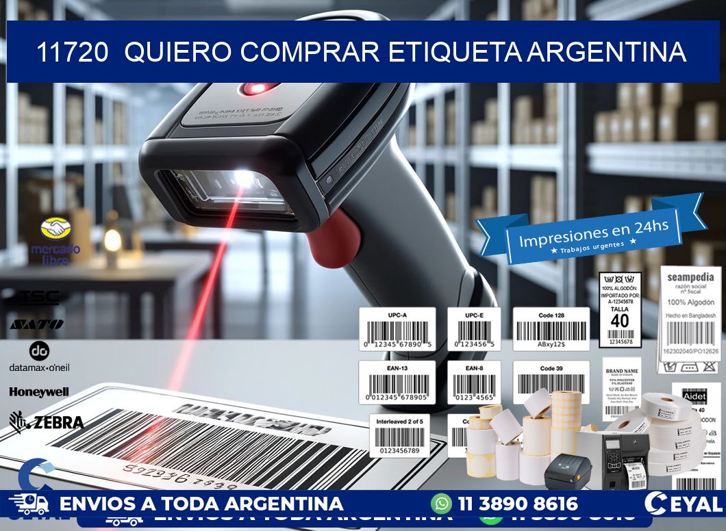 11720  QUIERO COMPRAR ETIQUETA ARGENTINA