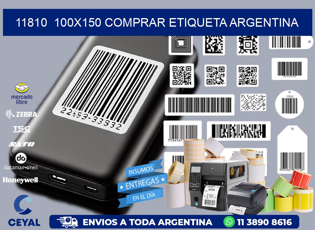 11810  100X150 COMPRAR ETIQUETA ARGENTINA
