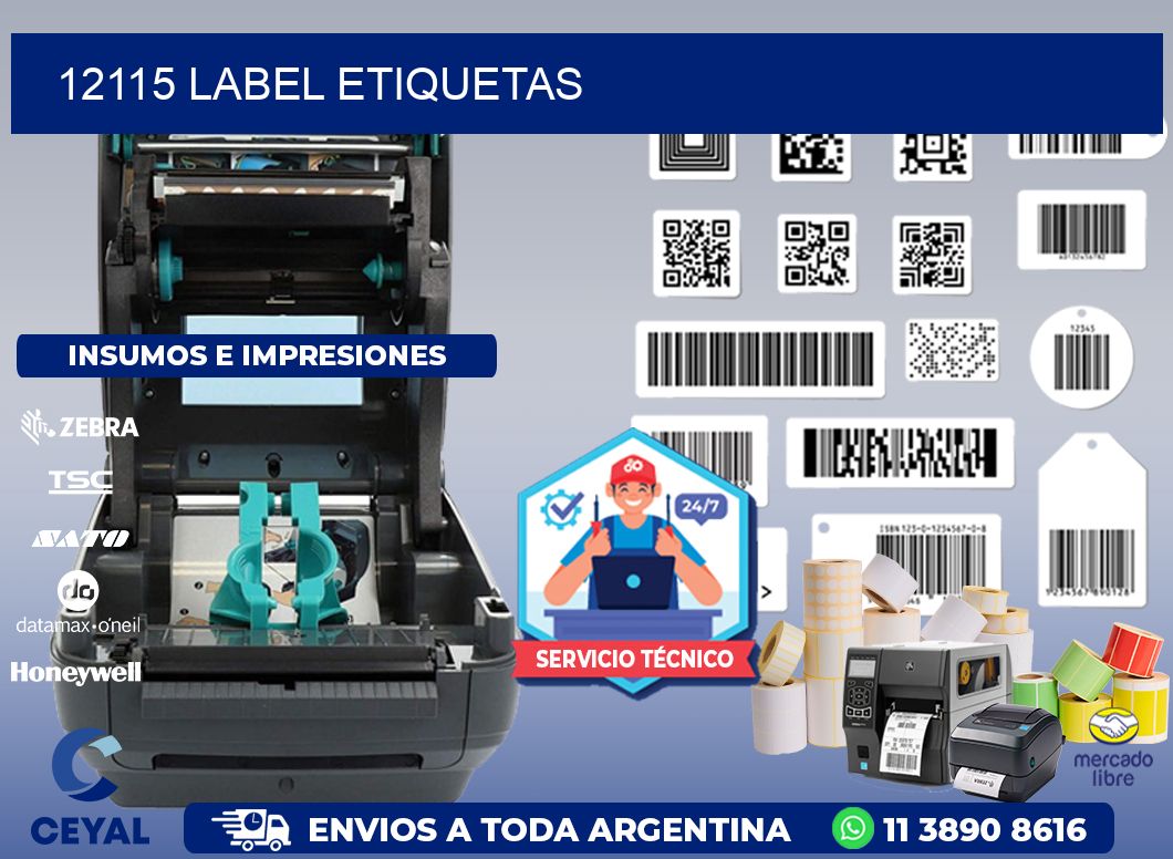 12115 LABEL ETIQUETAS
