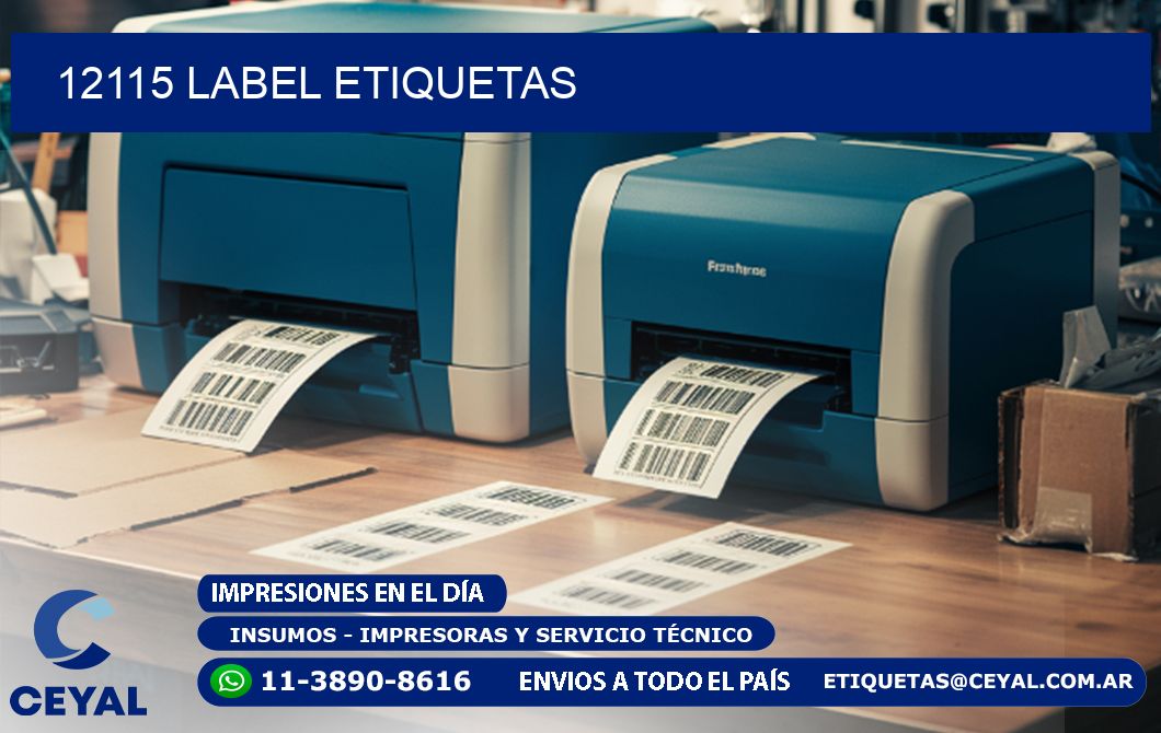 12115 LABEL ETIQUETAS