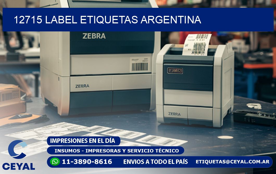 12715 LABEL ETIQUETAS ARGENTINA