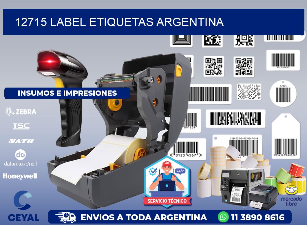 12715 LABEL ETIQUETAS ARGENTINA