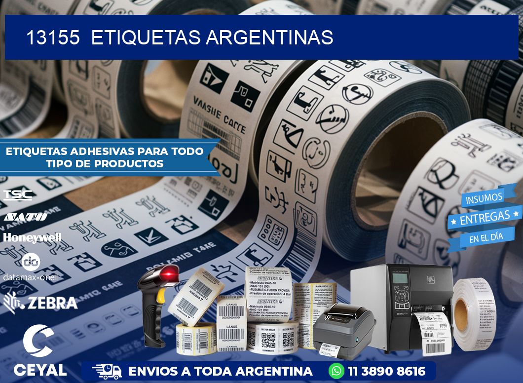 13155  ETIQUETAS ARGENTINAS
