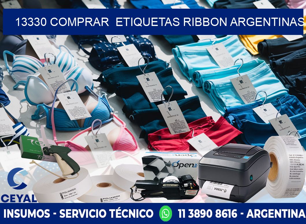13330 COMPRAR  ETIQUETAS RIBBON ARGENTINAS